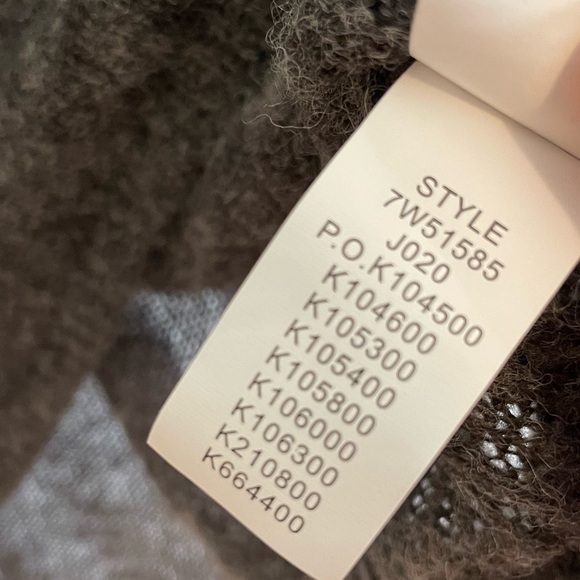 Lucky Brand Long Sleeve Gray Wool Blend Sweater Size Small - Picture 2 of 4